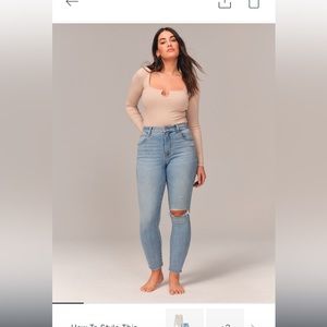 Abercrombie & Fitch curve Love Jeans 34s